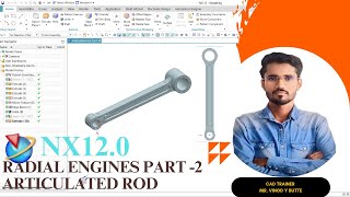 NX120 Radial engine subassembly Part 2 Articulated connecting Rod [upl. by Adnaval]