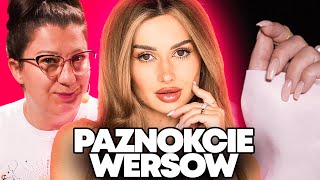 PAZNOKCIE WERSOW VS STYLISTKA PAZNOKCI  PAZNOKCIE GWIAZD [upl. by Riti]