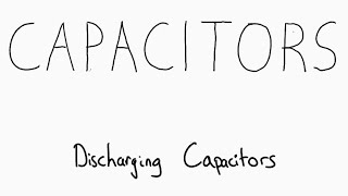 ALEVEL PHYSICS  DISCHARGING CAPACITORS [upl. by Gus]