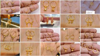 21k new gold kaner ring design  রাফ ইউজের জন্য কানের রিং দুল ডিজাইন ও দাম  gold ring ear ring [upl. by Mcspadden504]