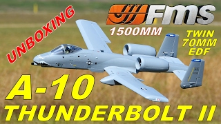 FMS A10 THUNDERBOLT II 1500mm UNBOXING By RCINFORMER [upl. by Yrod]