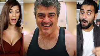 AJITH MASS TRANSFORMATION FIGHT SCENE  REACTION  Vedhalam [upl. by Sudaorb]