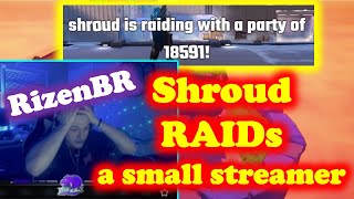 Shroud RAID RizenBR  The guy who almost donates 50K in an auction to play with Shroud for an hour [upl. by Erny]