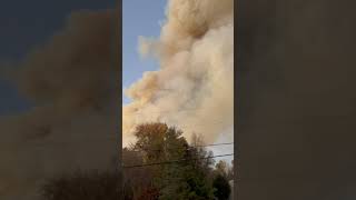 Evesham NJ Wildfire evesham wildfireseason [upl. by Atsirt]