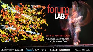 Forum LAB7  Vendredi 7 novembre 2024 [upl. by Ynohtn]