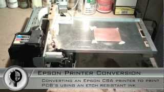 Modified Epson C86 PCB Printer [upl. by Bakeman]