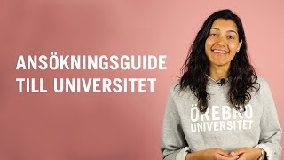 Hur söker man till universitetet [upl. by Lamaj686]