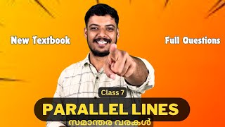 CLASS 7 NEW TEXTBOOK PARALLEL LINES FULL QUESTIONSPARALLEL LINES NEW TEXTBOOK FULL QUESTIONS MATHS [upl. by Rola]