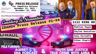 Creating A Narrative IDAHO4 Press Release 14  November 13 14 15 and 16 2022 [upl. by Niarfe]