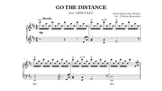 Go The Distance  Piano [upl. by Simeon358]