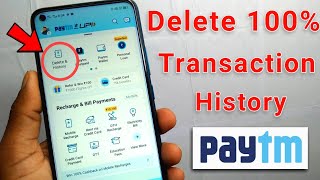 Paytm Transaction History Delete Kaise Karen  how to delete Paytm transaction history [upl. by Pilar]