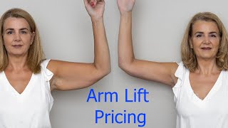 Arm Lift Pricing  Brachioplasty Surgery Journey [upl. by Halsy779]