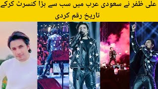 Ali Zafar made history by holding the biggest concert in Saudi Arabia  S A Reaction [upl. by Anaib312]