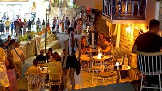 Lively Summer Evenings In Afitos Village  Kassandra Halkidiki Greece [upl. by Auqinahs310]