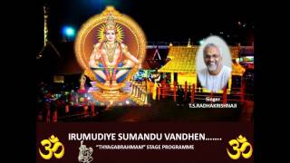 IRUMUDIYE SUMANTHU VANTHEN SWAMI AYYAPPAN TAMIL DEVOTIONAL TSRADHAKRISHNAJI SINGER [upl. by Dun]