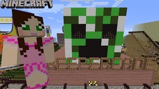 Minecraft Notch Land  CREEPER ARCADE MINIGAMES 1 [upl. by Tillman295]