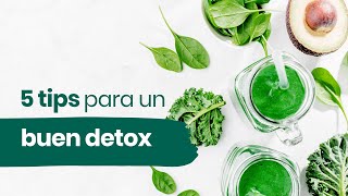 🖐️ 5 tips para hacer un buen detox [upl. by Petta926]