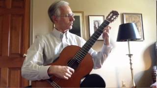 Bach  Bouree in Em Lute Suite in Em BWV 996 [upl. by Hanan]