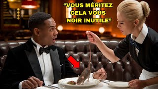 Une serveuse raciste place un rat sur le plat dun homme noir sans savoir quil était son patron [upl. by Akenal]