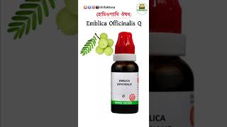 Homeopathy medicine Embalica Officianalis amlaki Q shifakhana homeopathy [upl. by Eenimod]