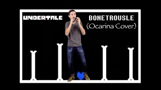 Bonetrousle Undertale  Ocarina Cover  STL Purple Clay Triple Ocarina [upl. by Ueihttam]