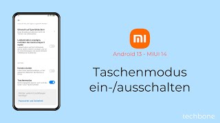 Taschenmodus einschalten oder ausschalten  Xiaomi Android 13  MIUI 14 [upl. by Trela]