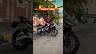 Aprilia RS 457 Service Cost Revealed  BikeWale shorts apriliars457 [upl. by Ailugram]