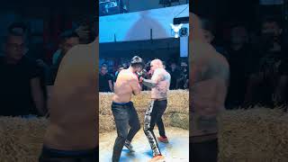 ¡Una batalla feroz de boxeo en guantes de MMA 🥊 mma boxeo mexico argentina battle pelea ufc [upl. by Eirak]