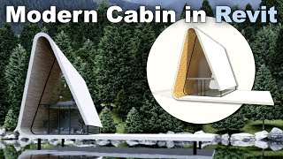 Modern Cabin in Revit Tutorial [upl. by Avahc]