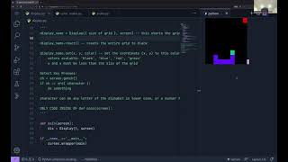 Learn Python by Making a Game Snake Pt1 Square Sized Snake [upl. by Bugbee]