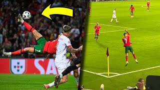 Cristiano Ronaldo Bicycle Kick Goal vs Poland [upl. by Xyno]