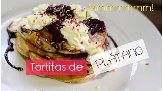 Tortitas de plátano FÁCIL [upl. by Paymar]