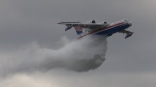 Berijew Be200 Firefighter plane  Slowmotion [upl. by Zalucki]