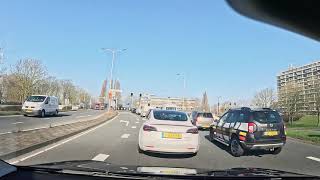 Dashcam autorit Nijmegen  Voorschoten UtraHD 4k [upl. by Pall]