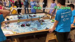 FLL Submerged first scrimmage game 11162024 321Lego lego submerged robotics [upl. by Tisdale]