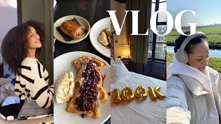 VLOG Amsterdam church family time amp hitting 100k look at God 🥹🤍 [upl. by Erot]