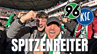 HANNOVER auf die EINS🔥 Hannover 96  Karlsruher SC Stadionvlog [upl. by Josee]