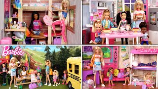 Barbie Dolls Kids Camping Adventure Movie  Titi Toys amp Dolls [upl. by Bander]