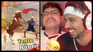 30 MINUTOS DE PIUZINHO REAGINDO AOS MELHORES MEMES DO TIK TOK  VIDEOS ALEATORIOS TENTE NÃO RIR [upl. by Relyuhcs398]