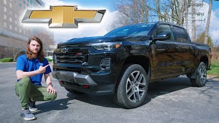 Capable and Compact  2024 Chevy Colorado Z71 Review [upl. by Atineg425]