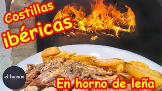 Costillas de cerdo al horno DE LEÑA receta PASO a PASO [upl. by Yhtak]