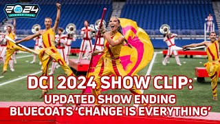 EXTENDED SHOW CLIP 2024 Bluecoats Change Is Everything Closer at NightBEAT  DCI on FloMarching [upl. by Amieva]