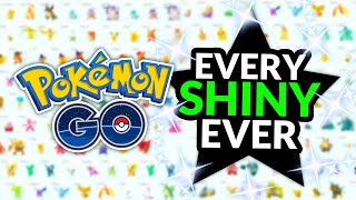 Every Shiny Pokémon EVER Released in Pokémon GO [upl. by Kred]