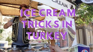 Maras Dondurma Ice Cream Tricks in Turkey  Food Worth Traveling For [upl. by Hsemin297]