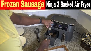 Sausage Insanely Fast From Frozen Ninja Foodi 2 Basket Air Fryer [upl. by Taffy]