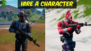 Hire a Character and Travel 1000 Meters with them  Fortnite The Foundation Challenges [upl. by Kahl191]