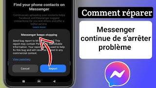 Résoudre le problème de Messenger qui sarrête sans cesse  Messenger sarrête sans cesse [upl. by Osmond]