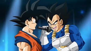 VEGETA VS GOKU RAP BATTLE DBZ Comic Dub [upl. by Ayle]