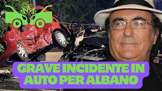 ALBANO CARRISI COINVOLTO IN UN GRAVE INCIDENTE STRADALE ORA RICOVERATO A… [upl. by Colinson]