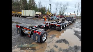 SOLD 2016 Knight KB 680 55 Ton RGN Cali 8 Axle Lowboy Trailer [upl. by Lidstone]